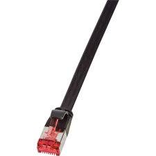 LogiLink U/FTP CAT6 patch kábel 5m - Fekete kábel és adapter