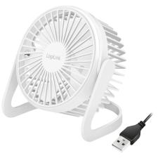 LogiLink UA0402 Asztali ventilátor - Fehér ventilátor