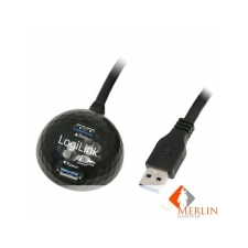 LogiLink USB 3.0 hosszabbító kábel dokkolóval /CU0035/ kábel és adapter