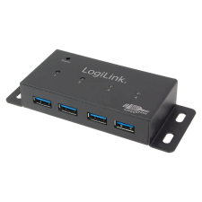 LogiLink USB 3.0 HUB, 4-Port, Metal housing hub és switch