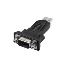 LogiLink USB-A -&gt; DB9 (RS232) adapter (AU0002F) kábel és adapter