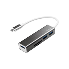 LogiLink USB-C 3-port HUB mit Kartenleser (UA0305) hub és switch