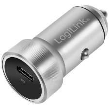 LogiLink USB-C autós töltő szürke (PA0260) (PA0260) mobiltelefon kellék