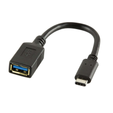 LogiLink USB C - USB A 0.15m USB kábel 0,15 M USB 3.2 Gen 2 (3.1 Gen 2) Fekete kábel és adapter