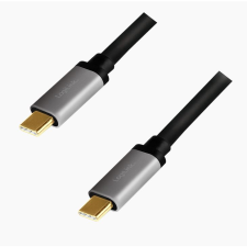 LogiLink USB-C - USB-C kábel 1,5m fekete (CUA0106) (CUA0106) kábel és adapter