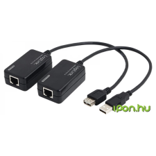 LogiLink USB Hosszabbító Fekete 30cm UA0021D kábel és adapter
