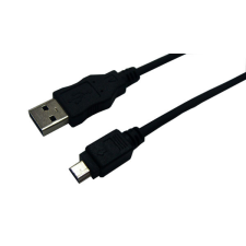 LogiLink USB Kábel, USB 2.0, AM - Mini 5PM, 1,8m kábel és adapter