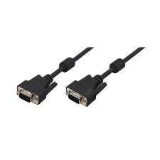 LogiLink VGA kábel, HD15/M - HD15/M, 1080p, 2x ferrit, 20 m kábel és adapter