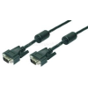 LogiLink VGA kábel, HD15/M   HD15/M, 1080p, 2x ferrit, fekete, 1,8 m (LOGILINK_CV0001)