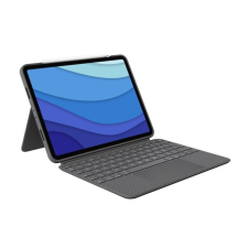 Logitech Combo Touch német (Qwertz) iPad Pro 12.9-inch (5th &amp; 6th gen) billentyűzettok Oxfordi szürke (920-010208) tablet tok