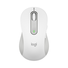 Logitech Egér - M650 Signature Vezeték Nélküli Optikai (Large) balkezes, Piszkosfehér (315818) egér