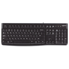 Logitech K120 ergonómikus pc billentyűzet USB Angol kiosztás - fekete billentyűzet