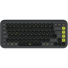 Logitech Pop Icon Keys Bluetooth Mini Billentyűzet DE - Grafit/Zöld (920-013059) billentyűzet