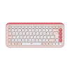 Logitech POP Icon Vezeték Nélküli Billentyűzet ENG (US) - Piszkosfehér/Rózsaszín (920-013073)