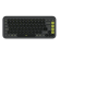 Logitech POP Icon vezeték nélküli US International (Qwerty) billentyűzet grafit-zöld (920-013071) (920-013071)