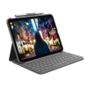 Logitech Slim Folio 10" Apple iPad Billentyűzetes Tok - Oxfordi szürke (Angol/UK)