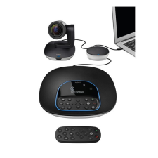 Logitech Webkamera - ConferenceCam Group (1980x1080 képpont, 90°-os látótér, mikrofon Full HD, fekete) webkamera