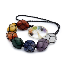 Lógó Chakra Kő Medál - Életfa medál
