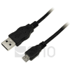 LOGON LogiLink Micro-USB cable 1.8m black polybag