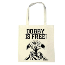 Logoshirt Harry Potter: Dobby Is Free - shopping taška ajándéktárgy