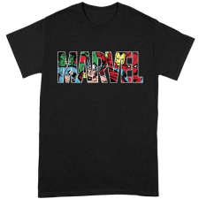 Logoshirt Marvel Comics - Logo Character Infill - XXL-es póló ajándéktárgy