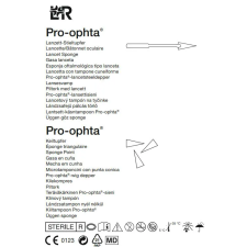 LOHMANN &amp; RAUSCHER PRO-OPHTA nyeles háromszög törlő, steril gyógyászati segédeszköz