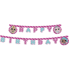 LOL Surprise Glitterati Happy Birthday felirat 2 m party kellék
