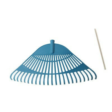  LOMBSEPRŰ MŰANYAG KICSI+NYÉL 55CM 1DB gereblye, lombseprű