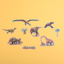 LONDJI Áthelyezhető matricák készlete Dinosaurs, Londji matrica