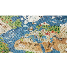 LONDJI Mikro puzzle 600 darab Kontinensek, Londji puzzle, kirakós