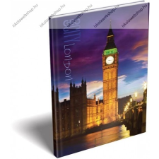 London keményfedeles notesz, vonalas, A6 füzet