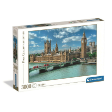 London The House of Parliament 3000 db-os puzzle Clementoni puzzle, kirakós