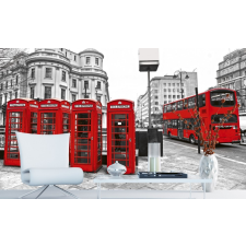 Londoni utcakép, poszter tapéta 375*250 cm tapéta, díszléc és más dekoráció