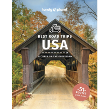 Lonely Planet Best Road Trips USA útikönyv angol 2023 utazás