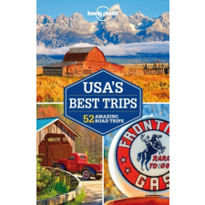 Lonely Planet USA&#039;s Best Trips Lonely Planet USA útikönyv 2018 angol térkép