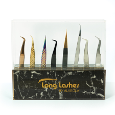 Long Lashes Pro csipesztartó display - fekete műszempilla kellék