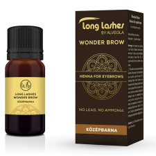 LongLashes WonderBrow Henna szemöldökfesték 4g középbarna LLWBH0001 szemöldökfesték