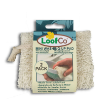 LoofCo Loofco luffa mini szivacs mosogatáshoz 2 db tisztító- és takarítószer, higiénia