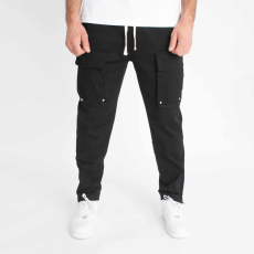  Loose Cargo Pants - fekete oldalzsebes nadrág - Méret: XL