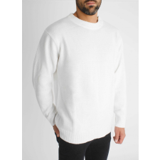 Loose-fitting White Sweatshirt - fehér kötött pulóver - Méret: S férfi pulóver, kardigán