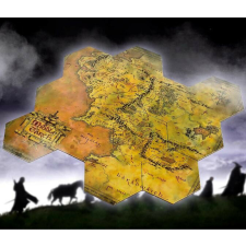 Lord of the Rings: Középfölde térkép poháralátétek 12 db ajándéktasak