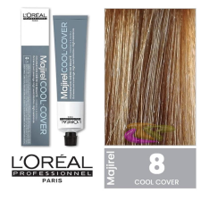 LOREAL Majirel hajfesték 8 Cool Cover hajfesték, színező