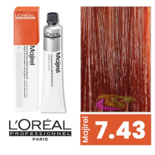 Loreal Professionel Loreal Majirel hajfesték 7.43 hajfesték, színező