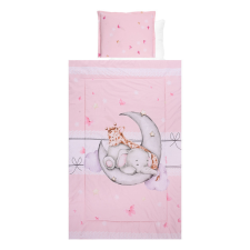  Lorelli 4 részes ágynemű garnitúra - Butterflies Pink babaágynemű, babapléd