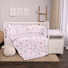  Lorelli ágynemű garnitúra Trend kombi ágyhoz - Grey Baloons babaágynemű, babapléd