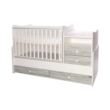 Lorelli Combo kombi ágy 70x170 - White Artwood kiságy, babaágy