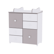  Lorelli Cupboard pelenkázó komód - White & String - új pelenkázó
