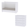  Lorelli Dream kiságy 70x140 + Komód - White