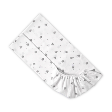 Lorelli gumis lepedő 60x120 + 15cm - Train Grey babaágynemű, babapléd