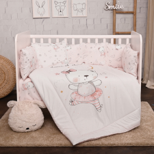 Lorelli Lilly ágynemű garnitúra 60x120 - Pink Ballerina Bear babaágynemű, babapléd
